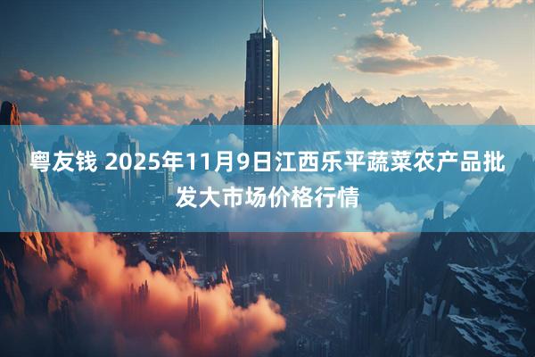 粤友钱 2025年11月9日江西乐平蔬菜农产品批发大市场价格行情
