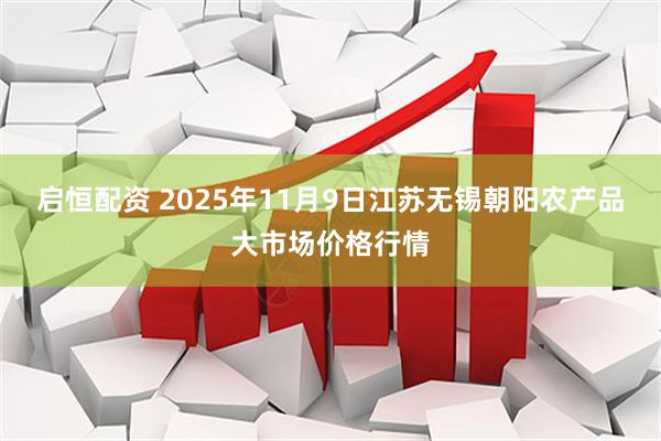 启恒配资 2025年11月9日江苏无锡朝阳农产品大市场价格行情