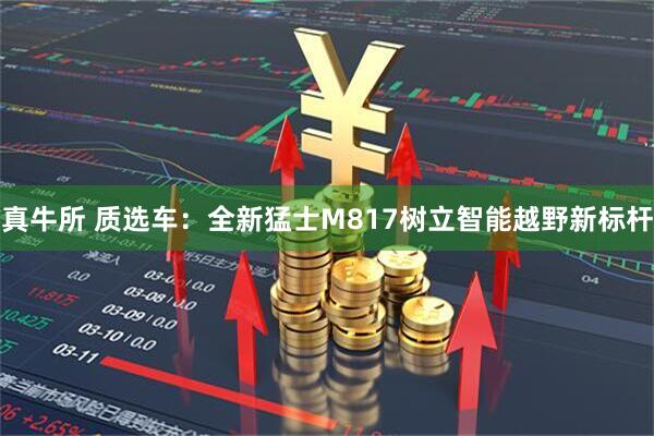 真牛所 质选车：全新猛士M817树立智能越野新标杆